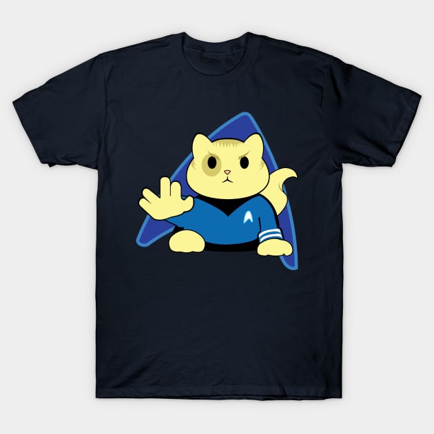 trekkie cat T-Shirt by Brash Ideas